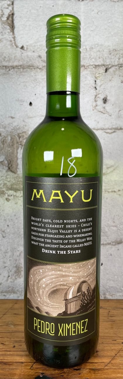 Mayu Pedro Ximenez wine bottle